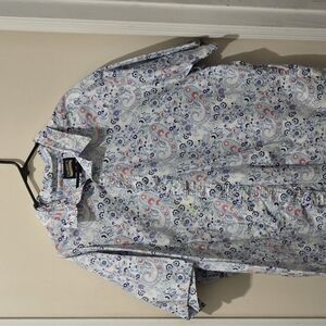 Paisley Button-Up Shirt